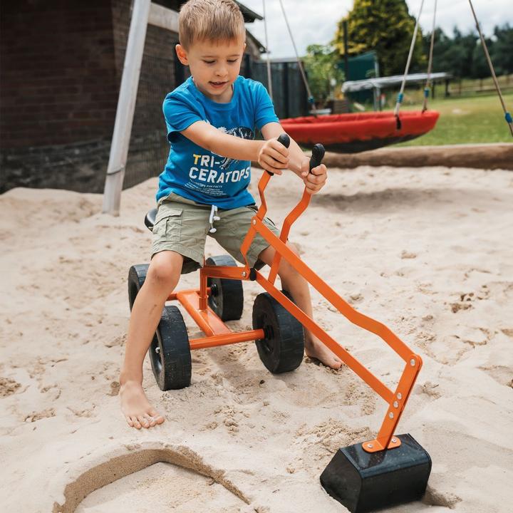 Actual product image small foot Excavator with wheels
