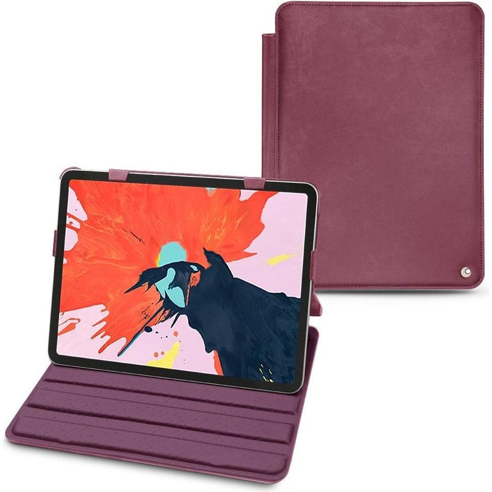 Noreve Lederschutzhülle horizontal (iPad Pro 12.9 2018 (3. Gen)), Tablet Hülle, Violett
