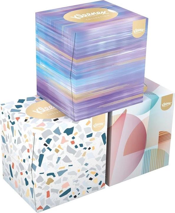 Actual product image Kleenex Cosmetic Tissues Collection Cube