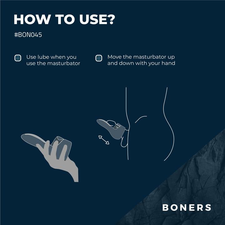 Produktbild Boners Elektrischer Masturbator Blau