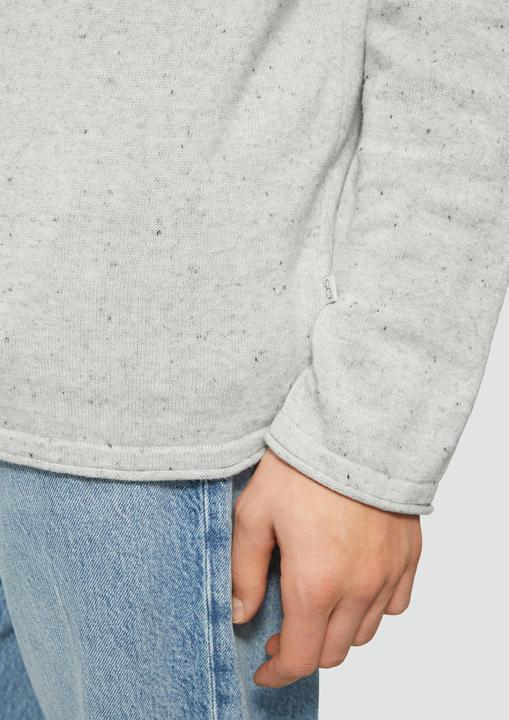 Actual product image s.Oliver Strickpullover Gestrickter Hoodie aus Melangegarn (M)