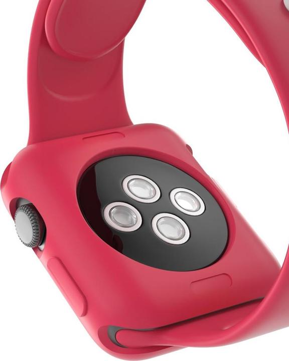 Produktbild Cover-Discount Apple Watch 42mm - Gummi Schutz Case rot