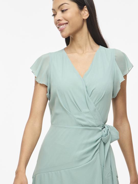 Image du produit Vila VIURA Maxi Kleid mit V-Ausschnitt (38)