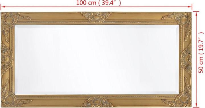 Immagine prodotto vidaXL Wandspiegel (100 x 50 cm)
