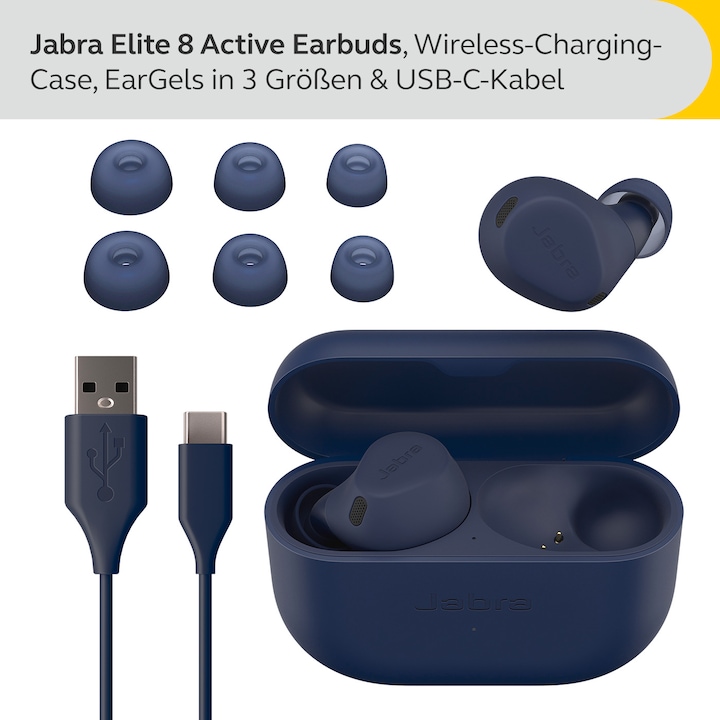 Produktbild Jabra Elite 8 Active (ANC, 8 h, Kabellos)