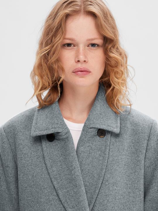 Produktbild Selected Femme Zweireihiger Wollmantel