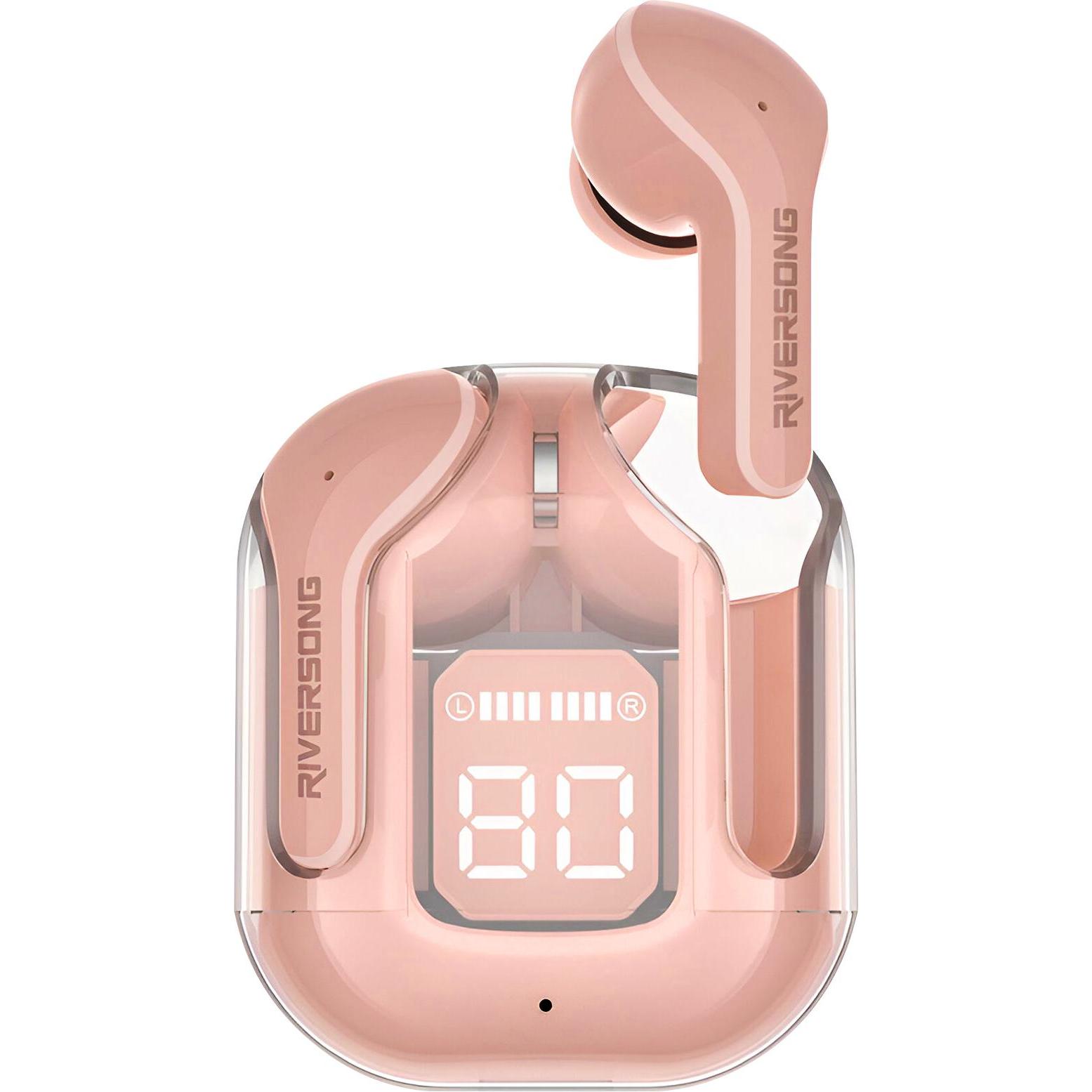 Thumbnail - Riversong Bluetooth-Kopfhörer AirFly M2 TWS rosa EA233 (ANC, 5 h, Kabellos), Kopfhörer, Rosa