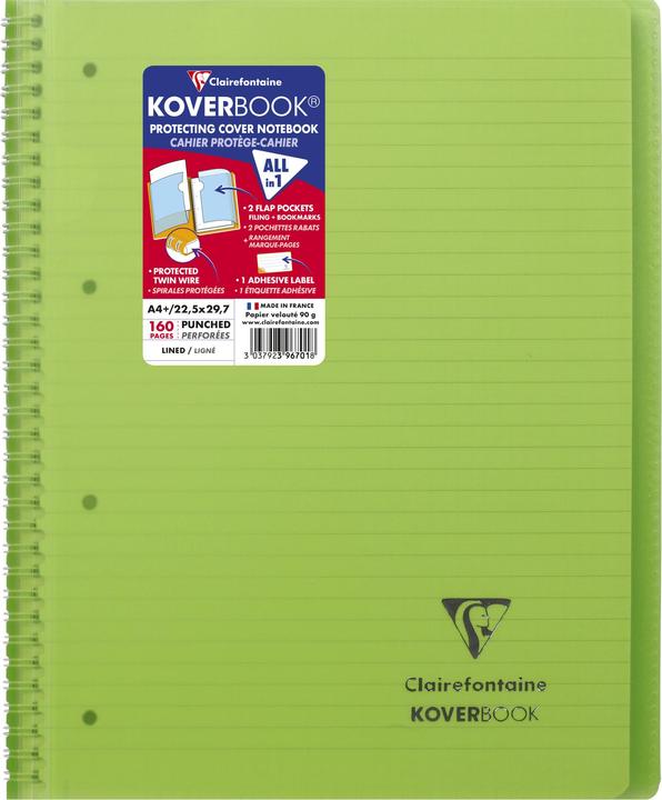 Actual product image Clairefontaine Koverbook (A4+, Lined, Hardcover)