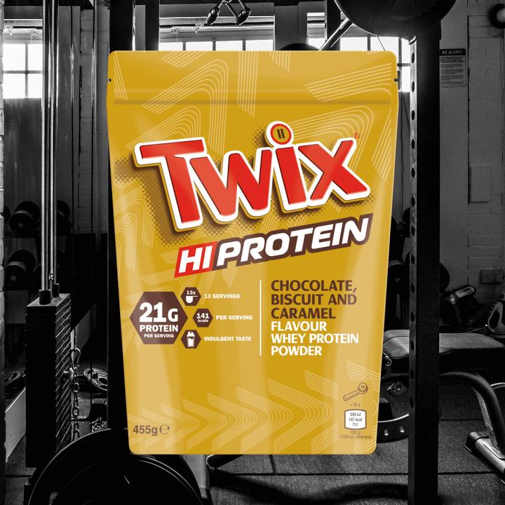 Actual product image Mars Protein Twix Protein Powder (455 g, 1 x, Caramel, Chocolate, Cracker)