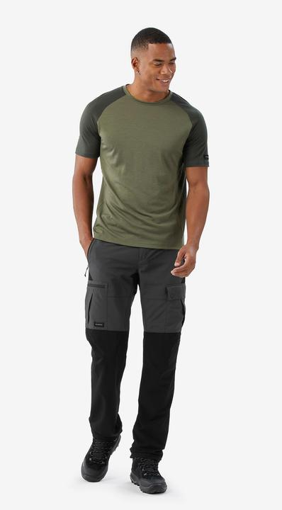 Actual product image Forclaz Langarmshirt Herren - Merino Resist khaki (XL)