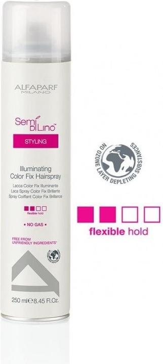 Immagine prodotto Alfaparf Semi Di Lino Styling Lacca Illuminante Color Fix 250 Ml (250 ml)