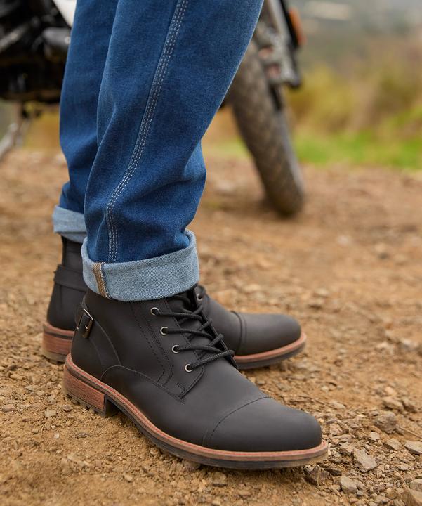 Produktbild Joe Browns Cleated Sole Buckle and Zip Leather Army Boots (42)