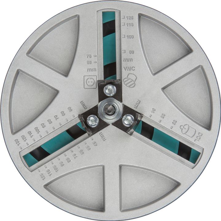 Produktbild wolfcraft 1 AH 45-130 Lochsäge verstellbar ø45-130 (130 mm, 45 mm)