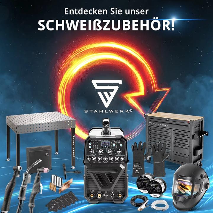 Actual product image Stahlwerk Welding machine MIG MAG 160 M IGBT 5 in 1 combi device with 160 amps