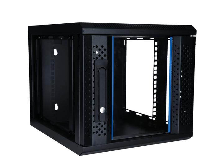 Actual product image Dsit 6 HE, 10" Serverschrank, mit Glastür, (BxTxH) 370X450X370mm (6 RU, 10 inch rack)