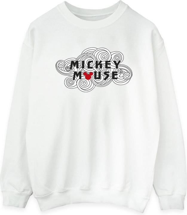 Immagine prodotto Disney Mickey Mouse Swirl Logo Felpa Donna (M)