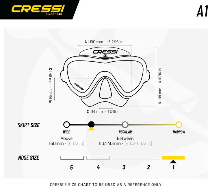 Image du produit Cressi A1 Maske