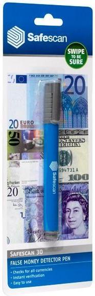 Image du produit Safescan Office supplies 30, Suitable for Banknotes, Number of detection points 1 (Lecteur de billets)