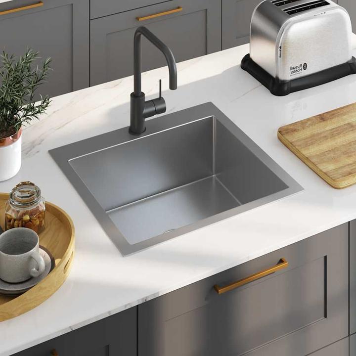 Actual product image vidaXL Küchenspüle (Fitted sink, 44 cm, 55 cm)
