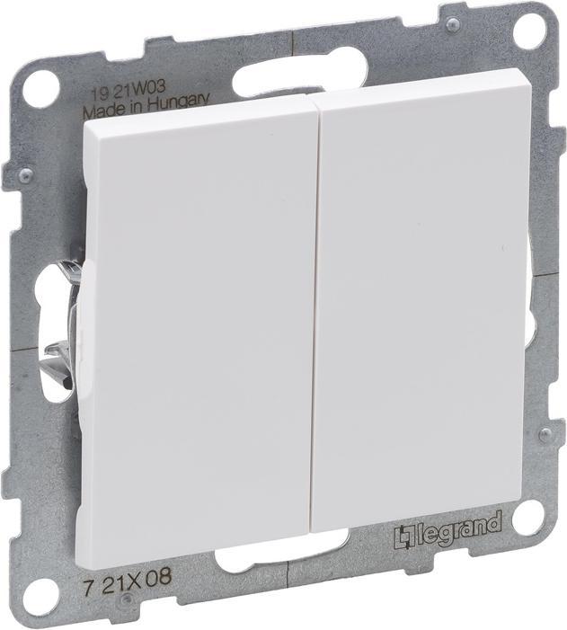 Actual product image Legrand 2g Two-Way Switch Auto Terminals White