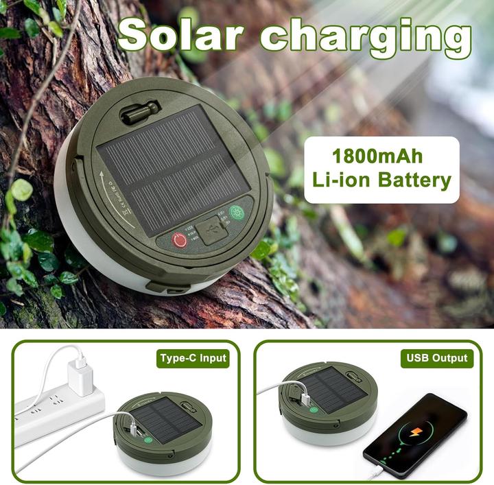 Actual product image Bowfar Solar Camping Lichterkette mit USB-Aufladung (10 m) (10 m)