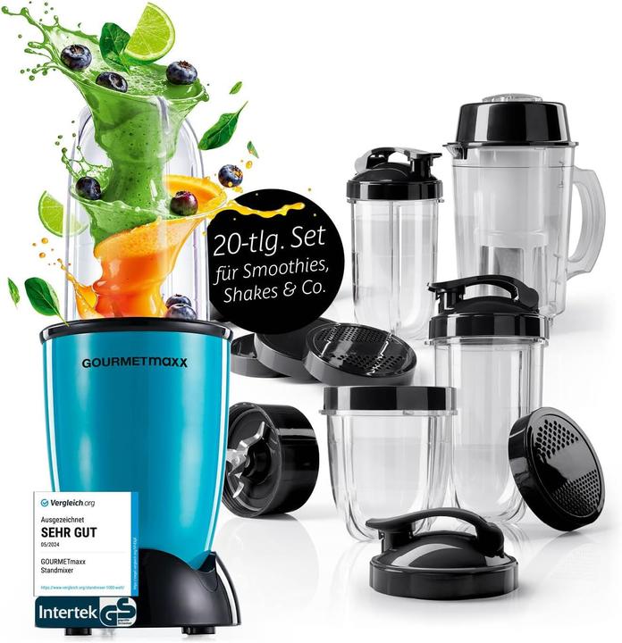 Gourmetmaxx Mr. Magic Power Pro Mixer mit Zubehörset (400 W)