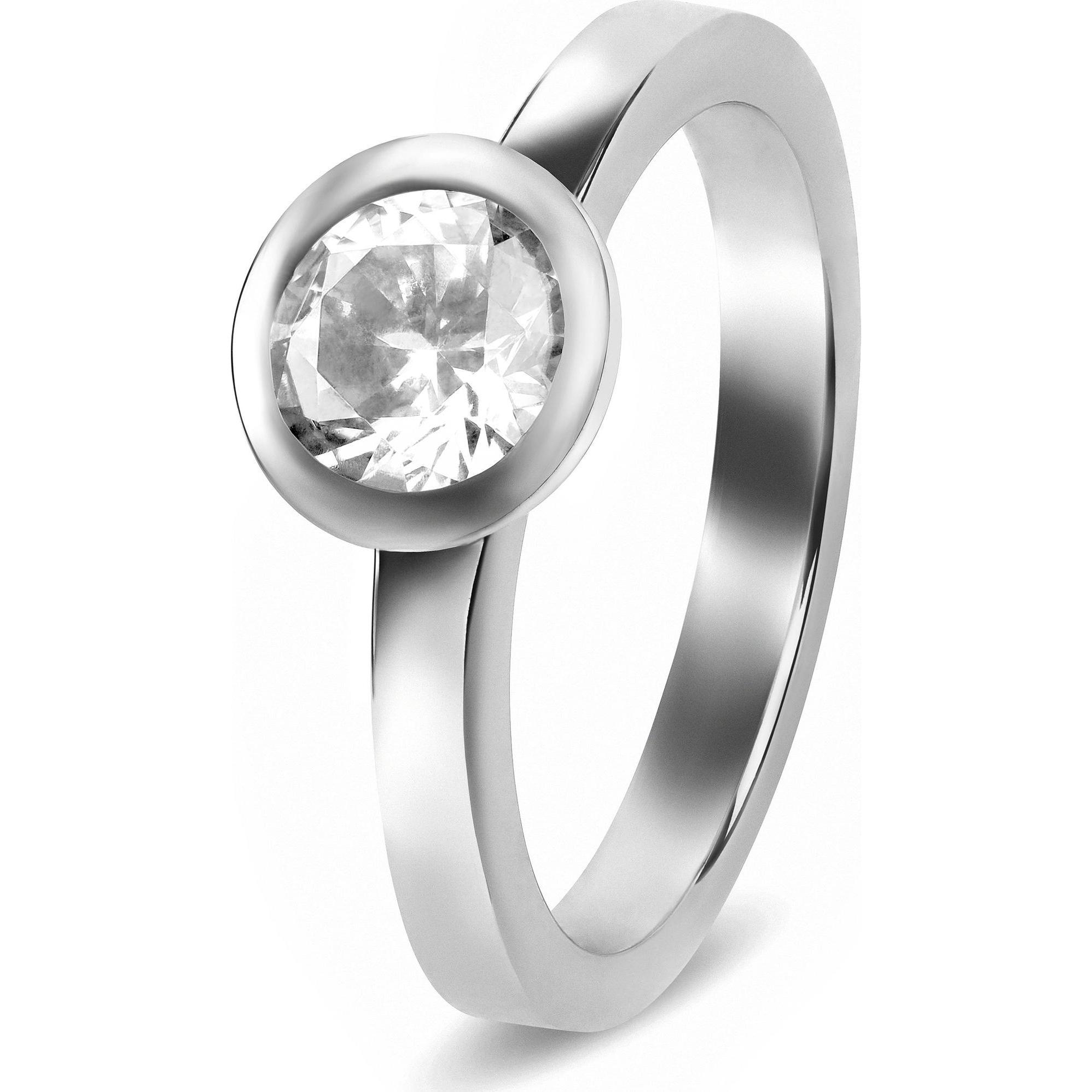 Jette, Ring, Damenring SOLITAIRE, (59, 925 Silber)