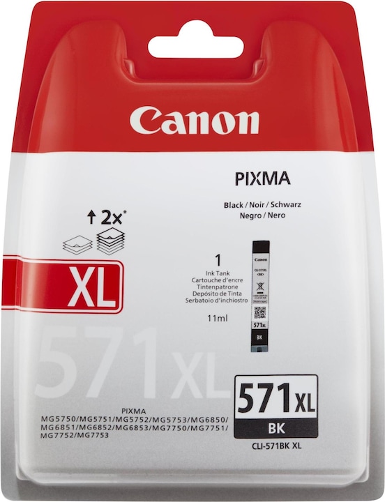 Actual product image Canon Cli-571bk XL (FC)