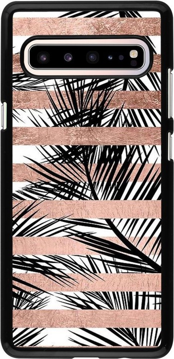 Produktbild PhoneLook Hülle Palm trees gold stripes (Samsung Galaxy S10 5G)