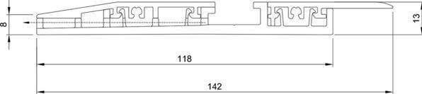 Produktbild Alumat Magnet-Komfortschwelle MHT