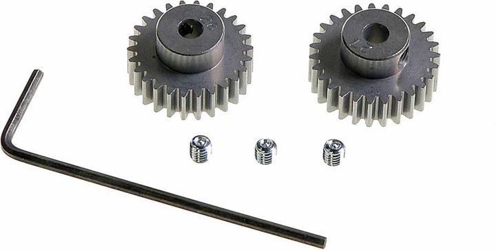 Image du produit Tamiya FF-03 Pignon moteur 26/27Z M0,6 (1+1)Flour