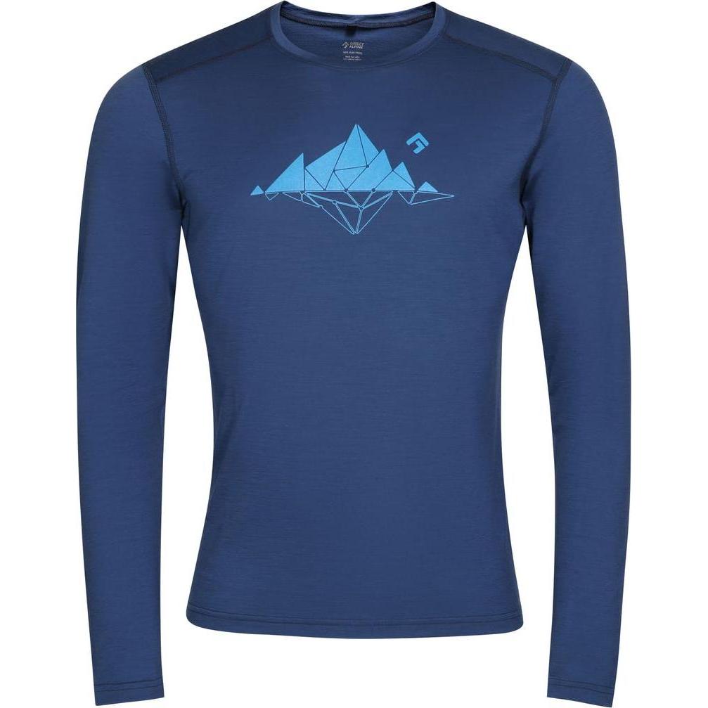 Directalpine, Herren, Funktionsshirt, Furry Long T-Shirt (S), Blau, S