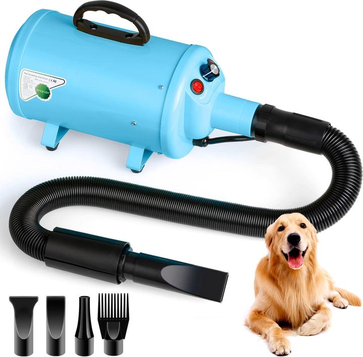 Amoever Hundefön 2800W, Blau