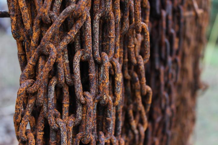 Produktbild Vitaliano rostige Stahlkette Gliederkette Meterware, 3 Meter, 5mm stark, Eisenkette im Antik, Retro, Vintage- (3 m)