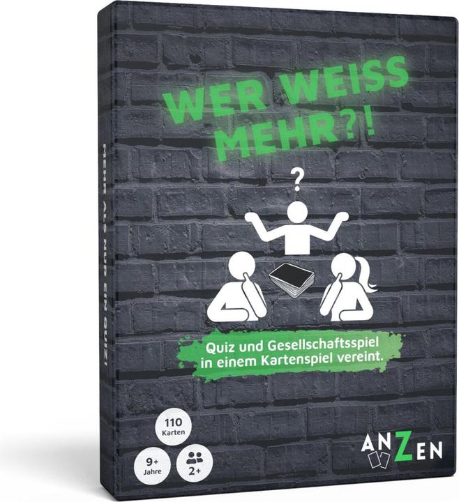 Produktbild Anzen Spiele WER WEISS MEHR?! (d) (Deutsch, 2 - 12 Spieler)