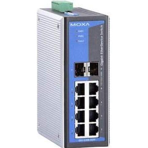 Moxa Industrial Unmanaged Ethernets (8 Ports), Netzwerk Switch