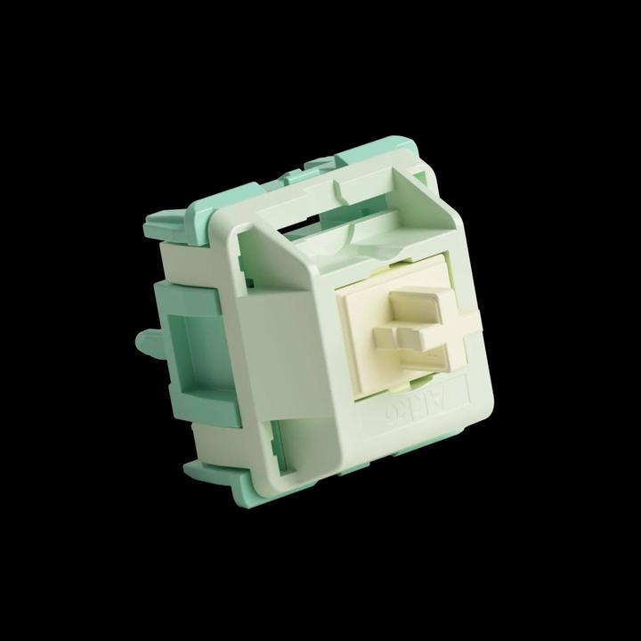 Actual product image Akko Cilantro Switch, mechanisch, 5-Pin, linear, MX-Stem, 36g - 45 Stück, lubed