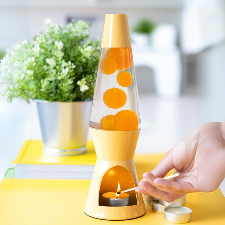 Produktbild Fisura Lava Lamp T-LIGHT yelllow