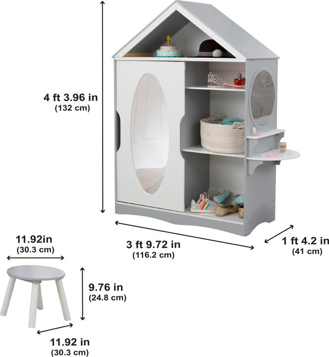 Produktbild KidKraft Dress Up Armoire and Vanity