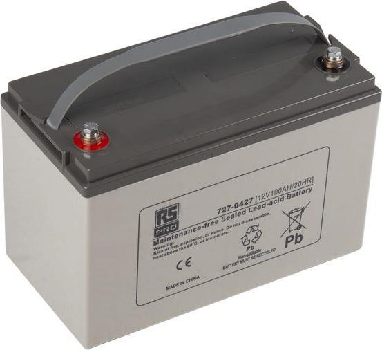 Produktbild RS PRO Blei-Säure Akku AGM 12V 100Ah (12 V)