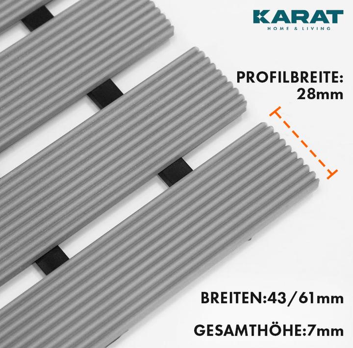Produktbild Karat Bädermatte (43 x 100 cm)