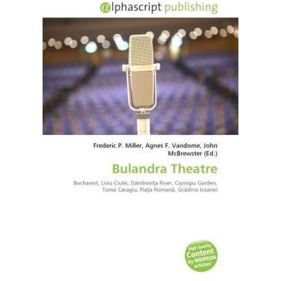 Bulandra Theatre, Fachbücher