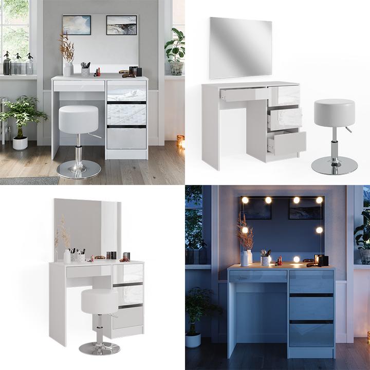 Image du produit Vicco Sherry mit Hocker (90 x 40 x 75 cm)