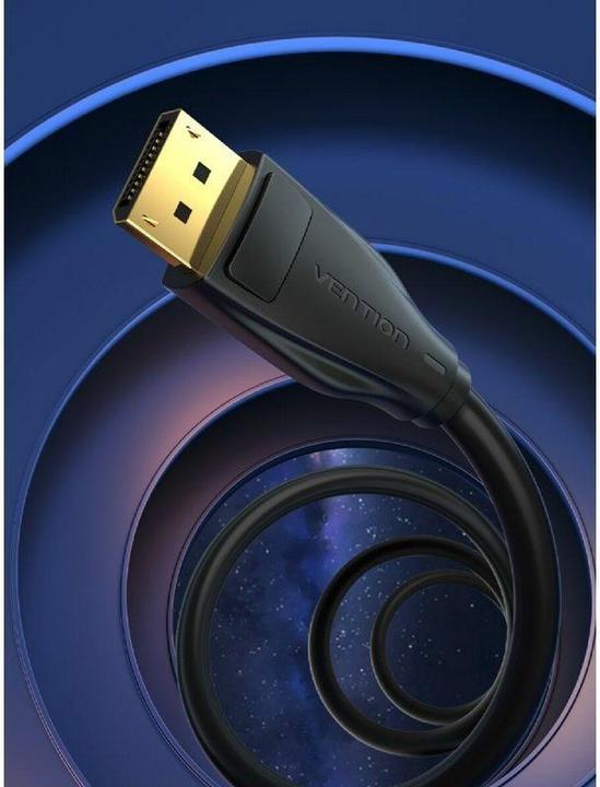 Actual product image Vention HD DisplayPort 1.4 8K Cable 3m HCDBI (Black) (3 m)