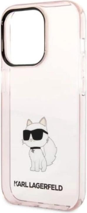 Image du produit Karl Lagerfeld KLHCP14LHNCHTCP iPhone 14 Pro 6.1" rose/rose hardcase Ikonik Choupette (Apple iPhone 14 Pro)