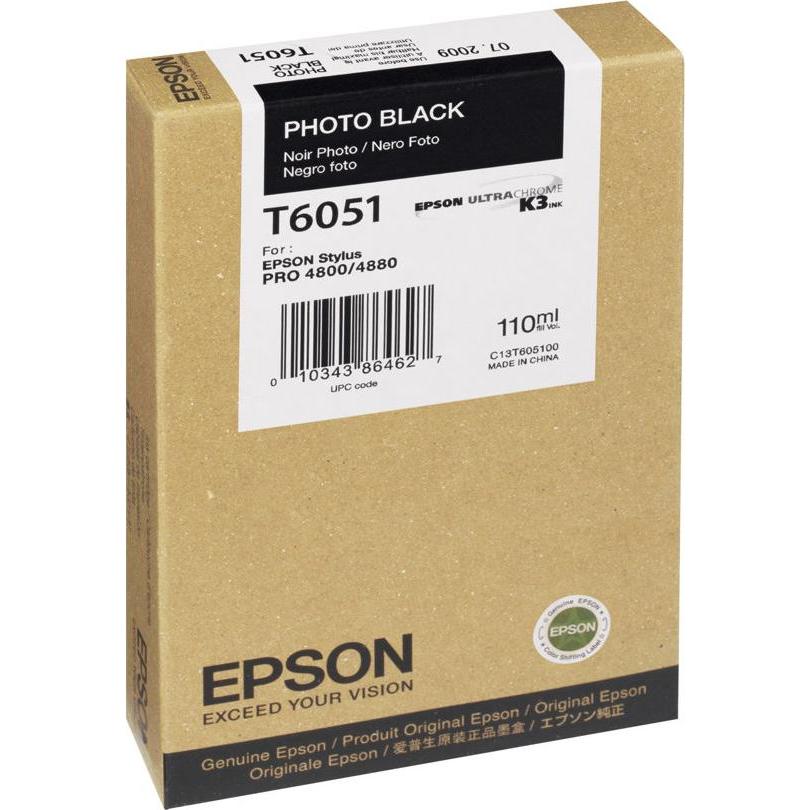 Thumbnail - Epson, Druckerpatrone, T6051 (PBK)