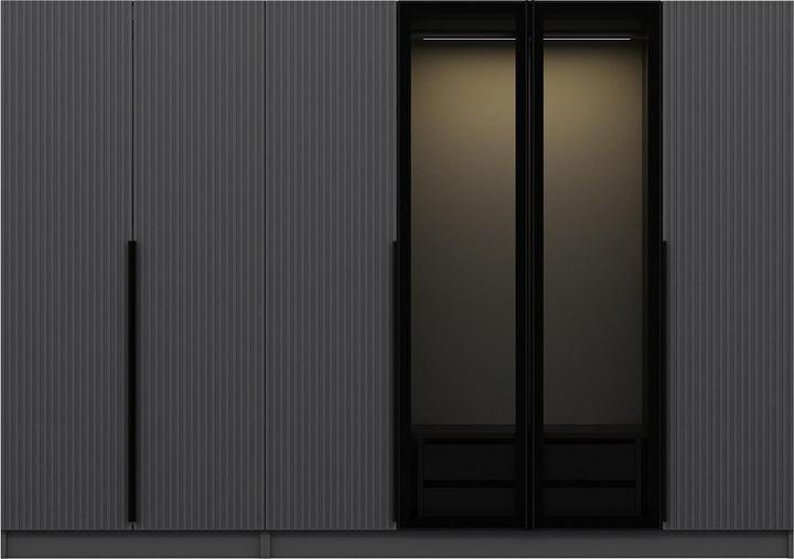 Anthracite, Wave, Schwarz, Glass