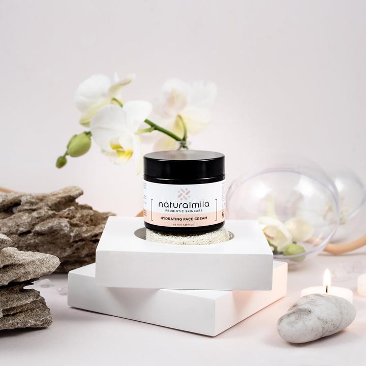 Actual product image Naturalmila Feuchtigkeitsspendende Gesichtscreme mit Probiotika