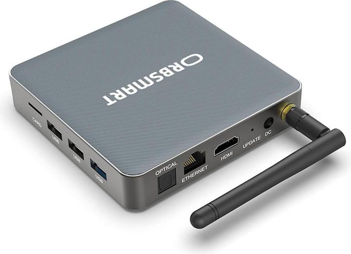 Produktbild Orbsmart Android TV Box 4K Ultra HD HDR Smart Quadcore CPU 8GB DDR4 RAM WLAN Bluetooth (64 GB, Android 12)