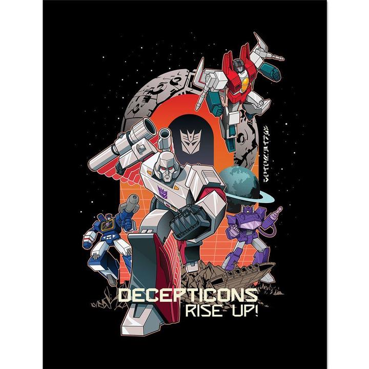 Image du produit Transformers - Poster encadré DECEPTICONS RISE UP (40 x 30 cm)